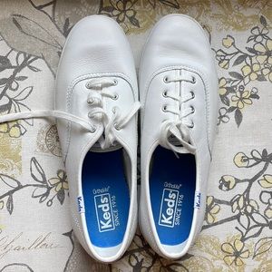Keds White Leather size 7
